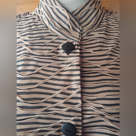 Vincente New York Milan Paris sheer tunic top - Picture 3 of 6